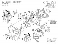 Bosch 0 601 931 466 Gbm 12V Vesp Cordless Drill 12 V / Eu Spare Parts